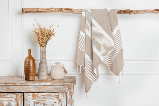 Fouta Éclat - Taupe